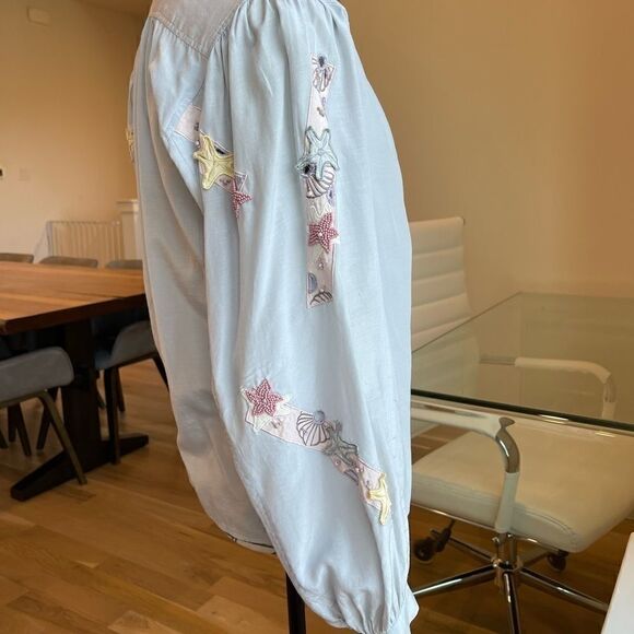 🌷Marc D'alcy Button Up Embroidered - Picture 3 of 6